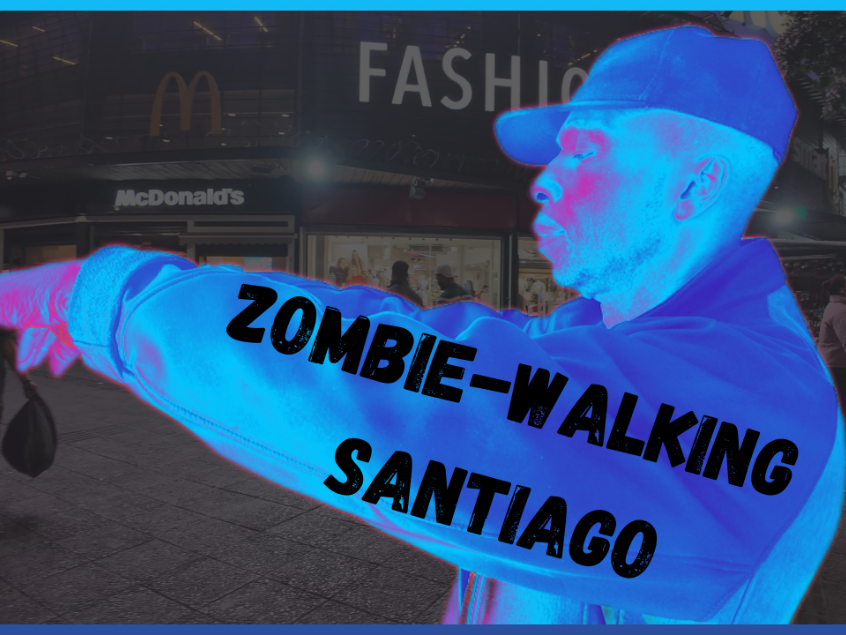 Walking Through Downtown Santiago, Chile